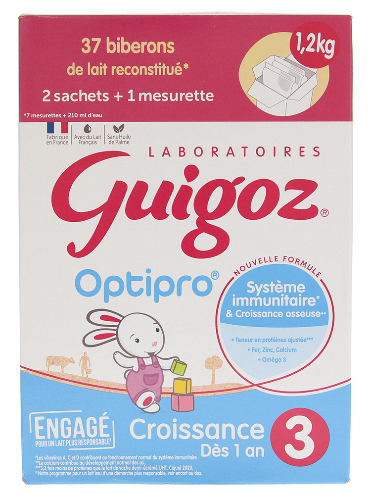 Guigoz Optipro Croissance 2 Sachets 1,2 kg